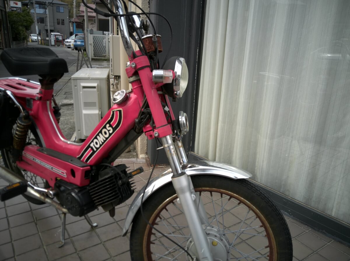 Flashbackで撮影したモペット