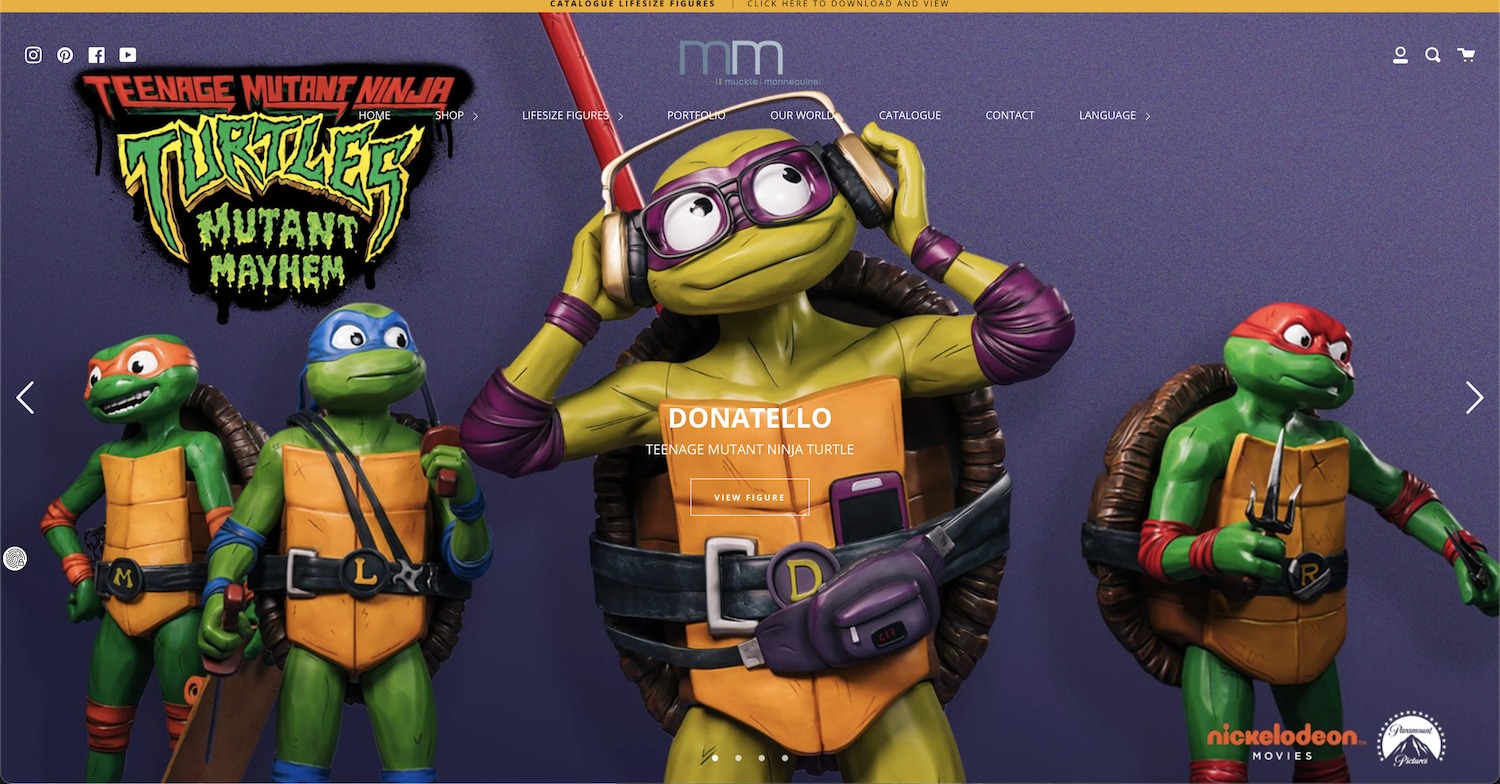 ミュータントパニック 等身大フィギュア