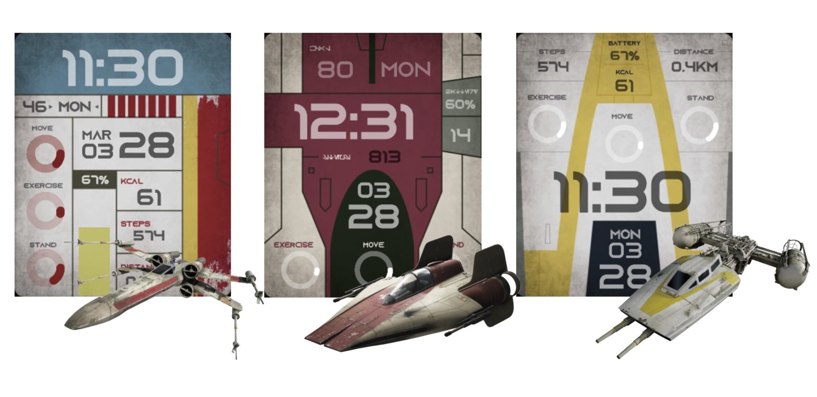 アップルウォッチスターウォーズ文字盤