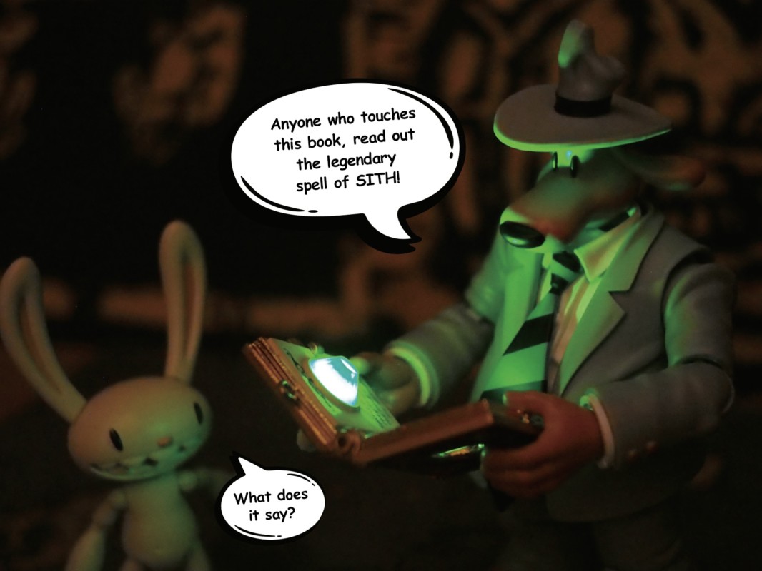 SAM&MAX フィギュアとガチャガチャで遊んでみた