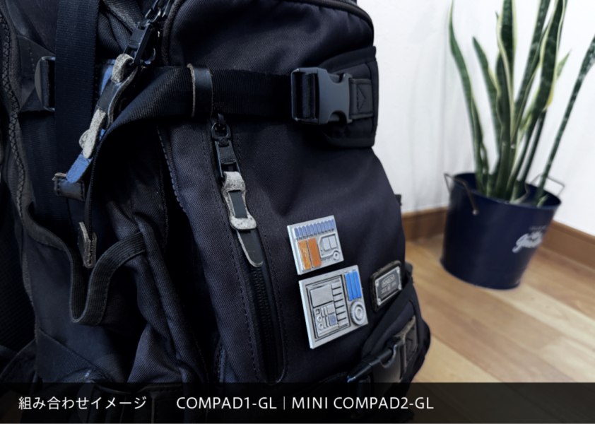 SF風ピンバッジの組み合わせ例