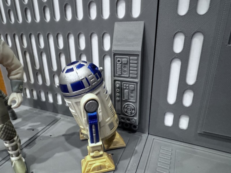 3.75インチのフィギュアと組み合わせたイメージ