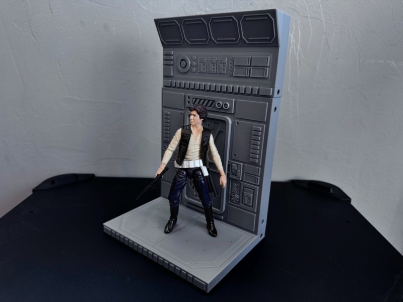 フィギュア背景付き台座ハーフパネル