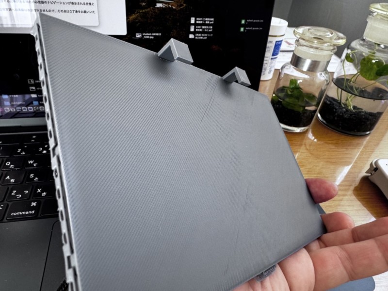 アクアリウムの壁パーツを3Dプリンターで作成