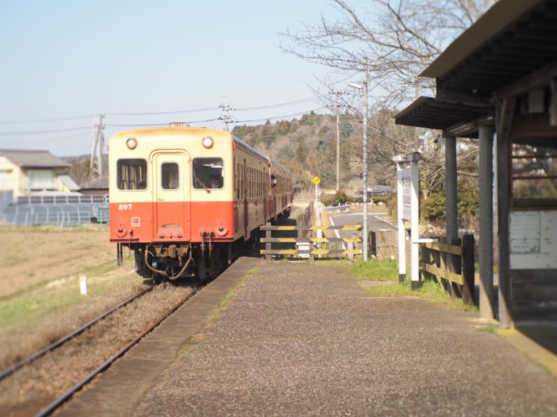 小湊鉄道と上総久保駅