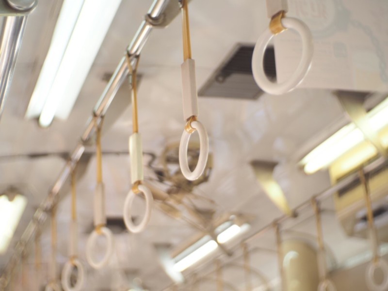 小湊鉄道のつり革