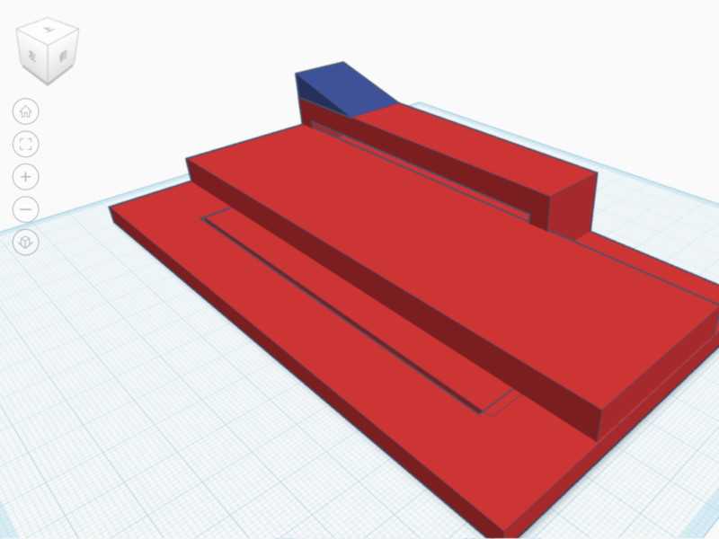 Tinkercadで指スケのセクションを自作