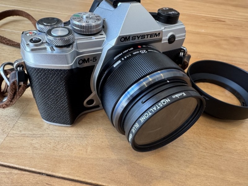 46mm→49mmにステップアップしてノスタルトーンをOM-5に装着したイメージ