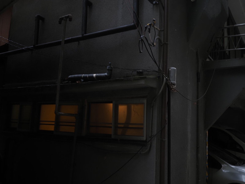 下部温泉郷の少し怖い風景