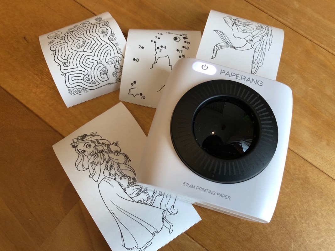 PAPERANG P2　テンプレートから塗り絵