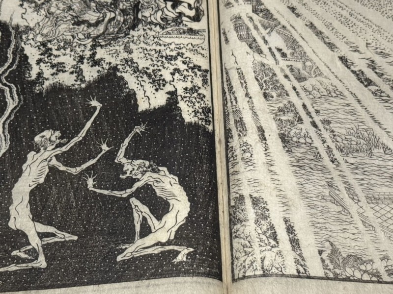 HOKUSAI－ぜんぶ、北斎のしわざでした。展の北斎作品光の美しい表現