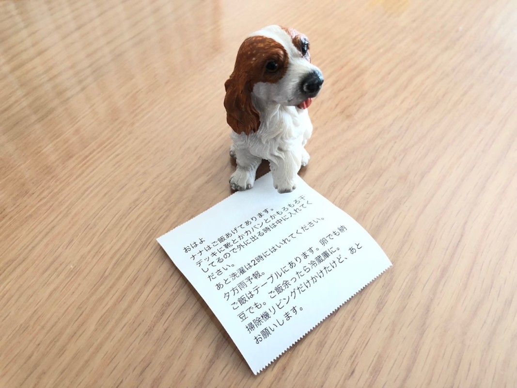 PAPERANZG P2　置き手紙