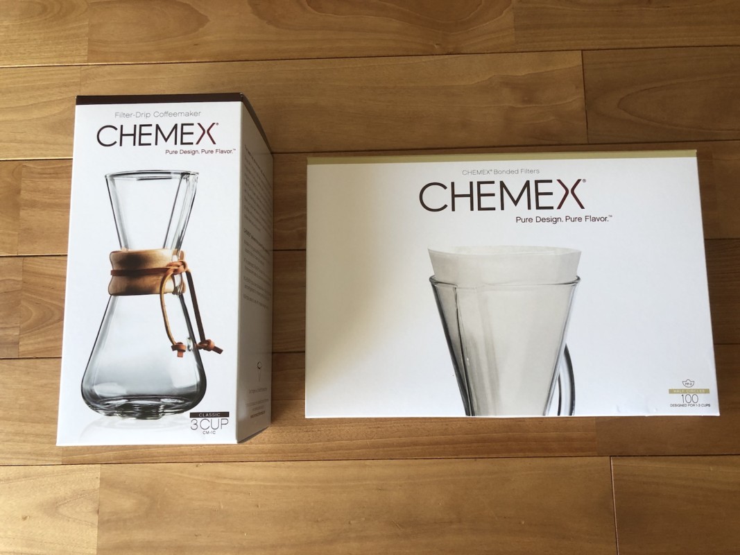 ケメックス3カップとフィルター