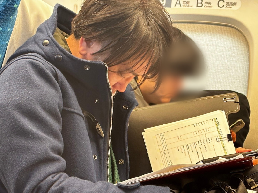 疲れ果てた引率