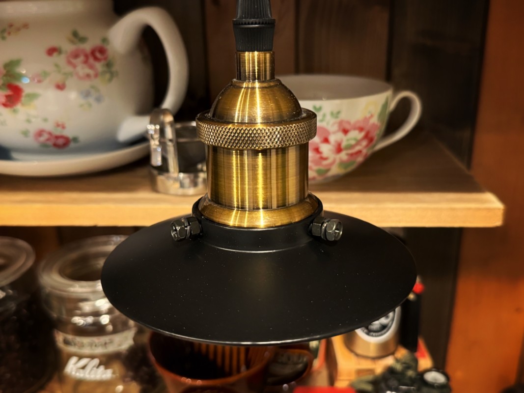 ランプシェード後付の図