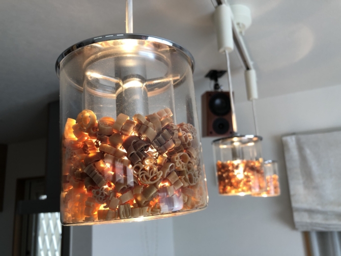 リビング照明 パスタ