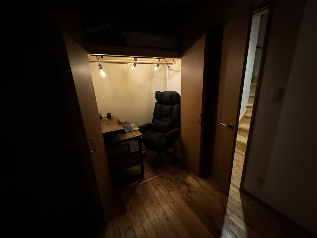 クローゼットをワークスペース化