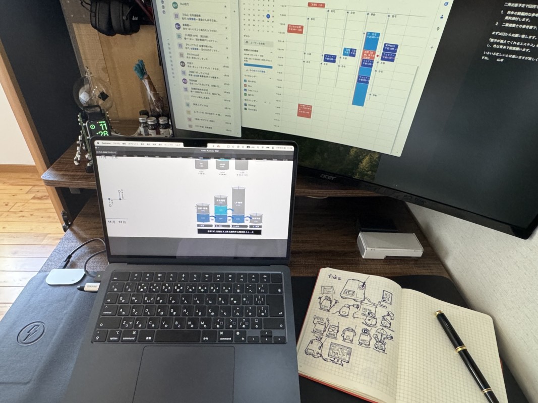 折りたたみ式ドッキングステーション
