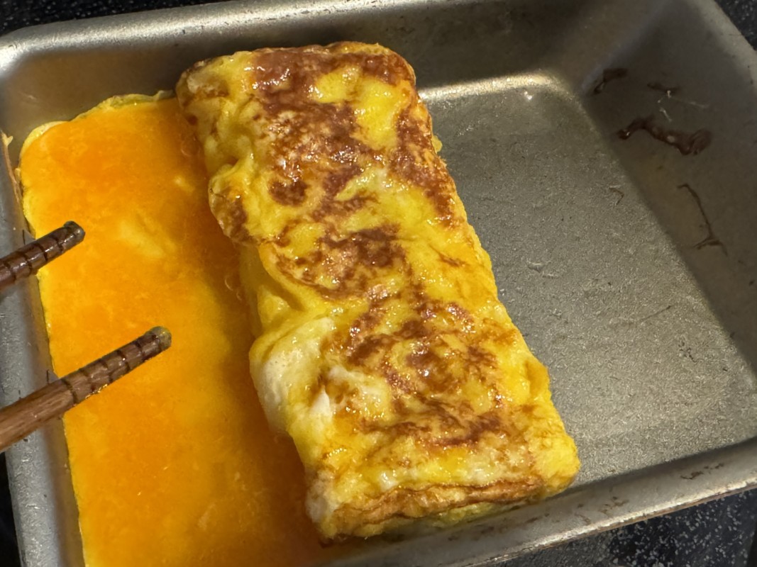 父が作る卵焼き