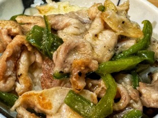 塩チンジャオロースの作り方　完成