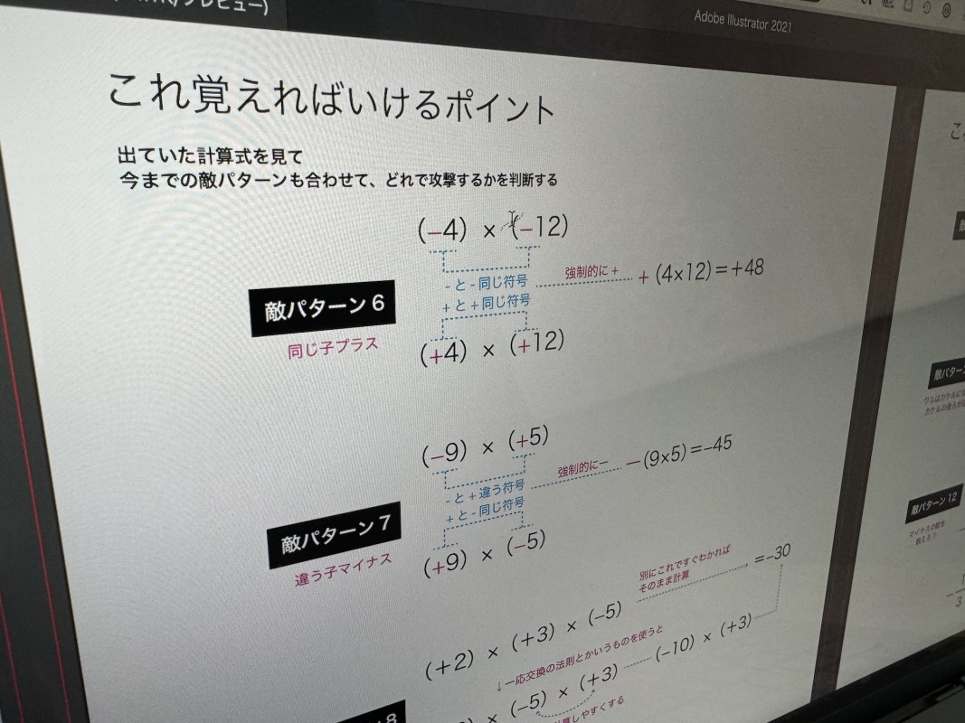 中一の数学の補助プリント2