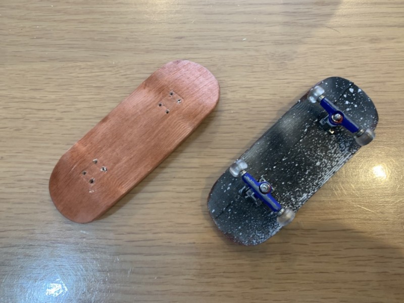 自作のフィンガーボード