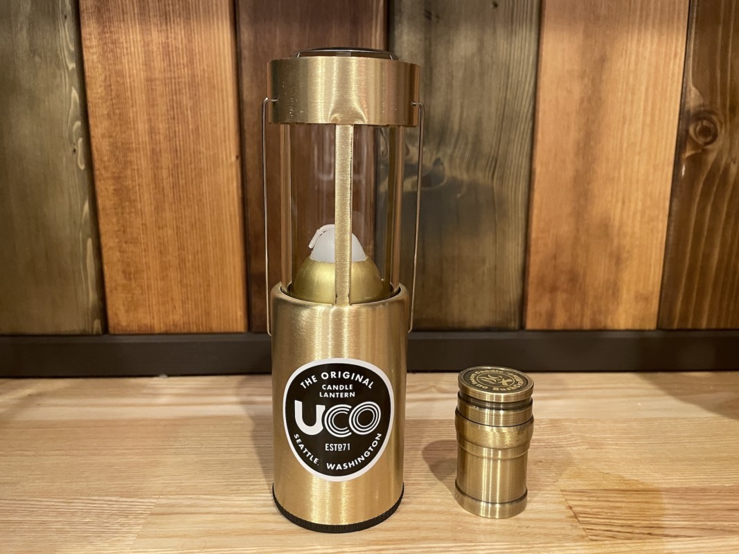 UCOキャンドルランタン（ブラス）とオイルインサート