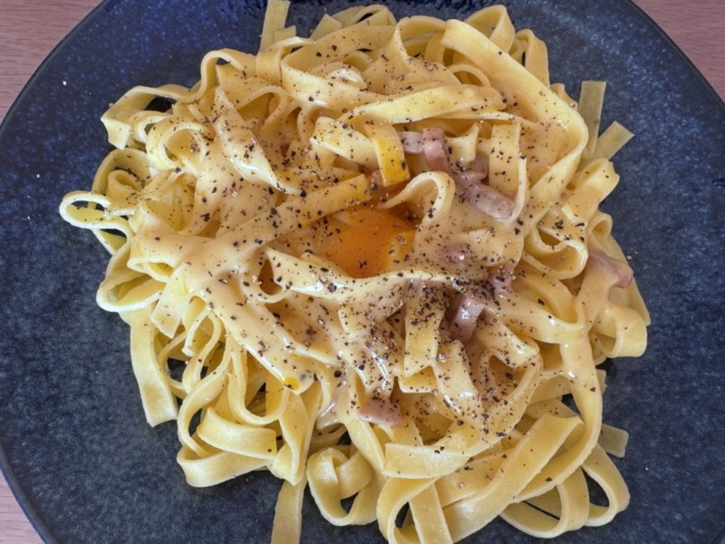 フェットチーネのカルボナーラ