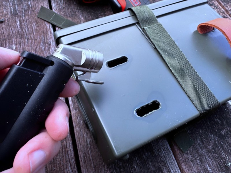 米軍ケミカルボックスのカスタマイズ