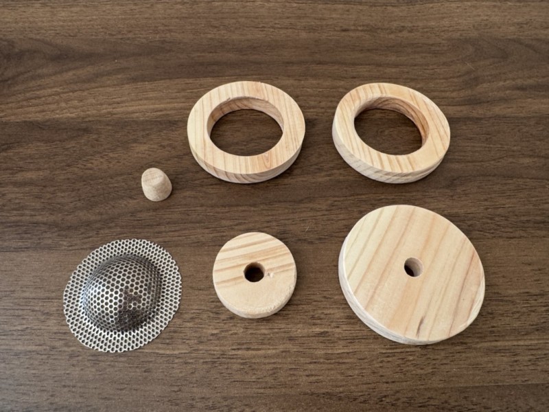 ミニ燻製器の材料