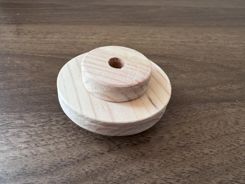 ミニ燻製器の蓋部分