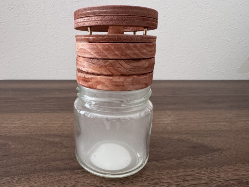 手作りミニ燻製器のテスト