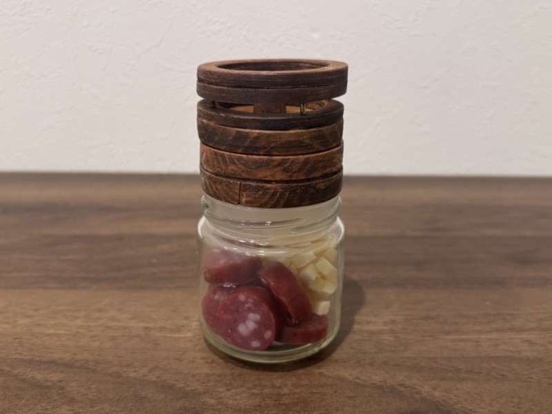 手作りミニ燻製器の完成