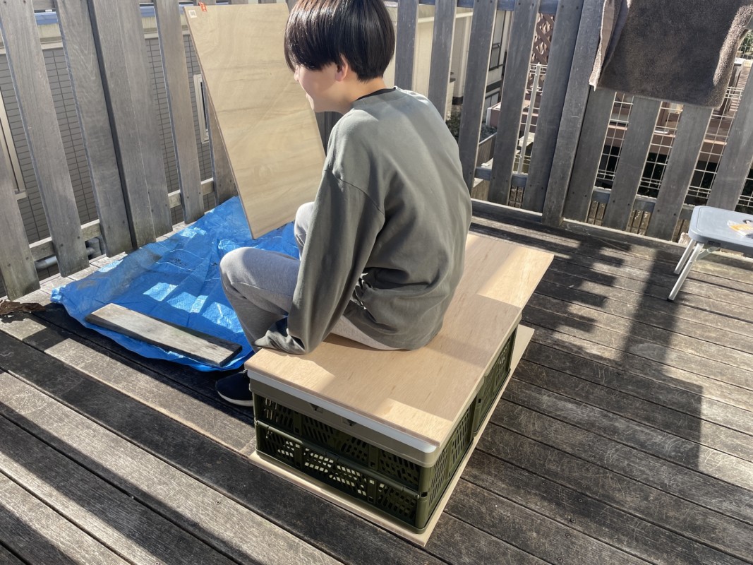 移動式コンテナワゴン自作