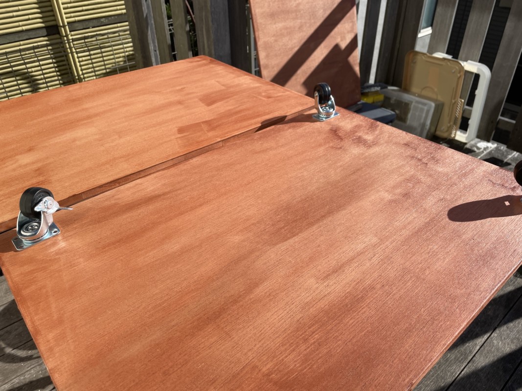 移動式コンテナワゴン自作