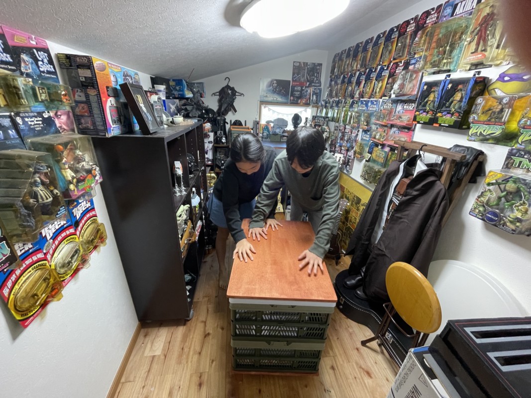 移動式コンテナワゴン自作