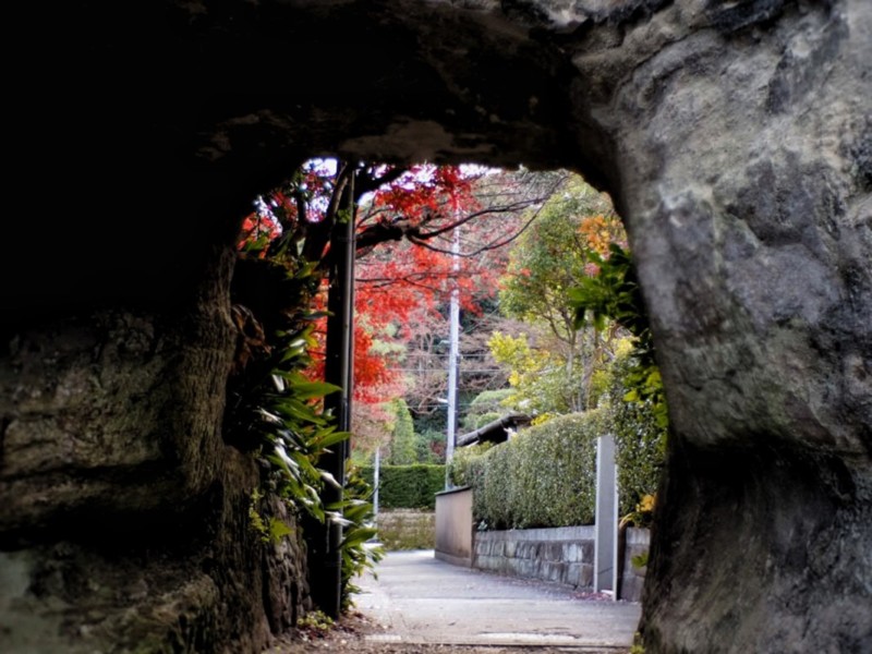 切り通しの向こうか側｜OM-5と35mmCCTVレンズマニュアル