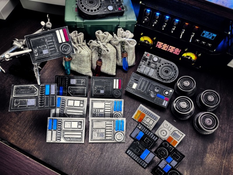 SF風パネル・光るクリスタルの販売