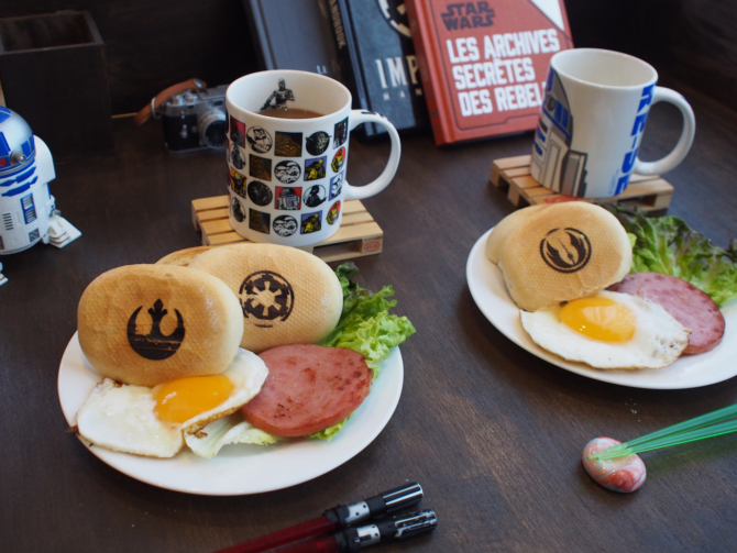 スターウォーズファンの朝食