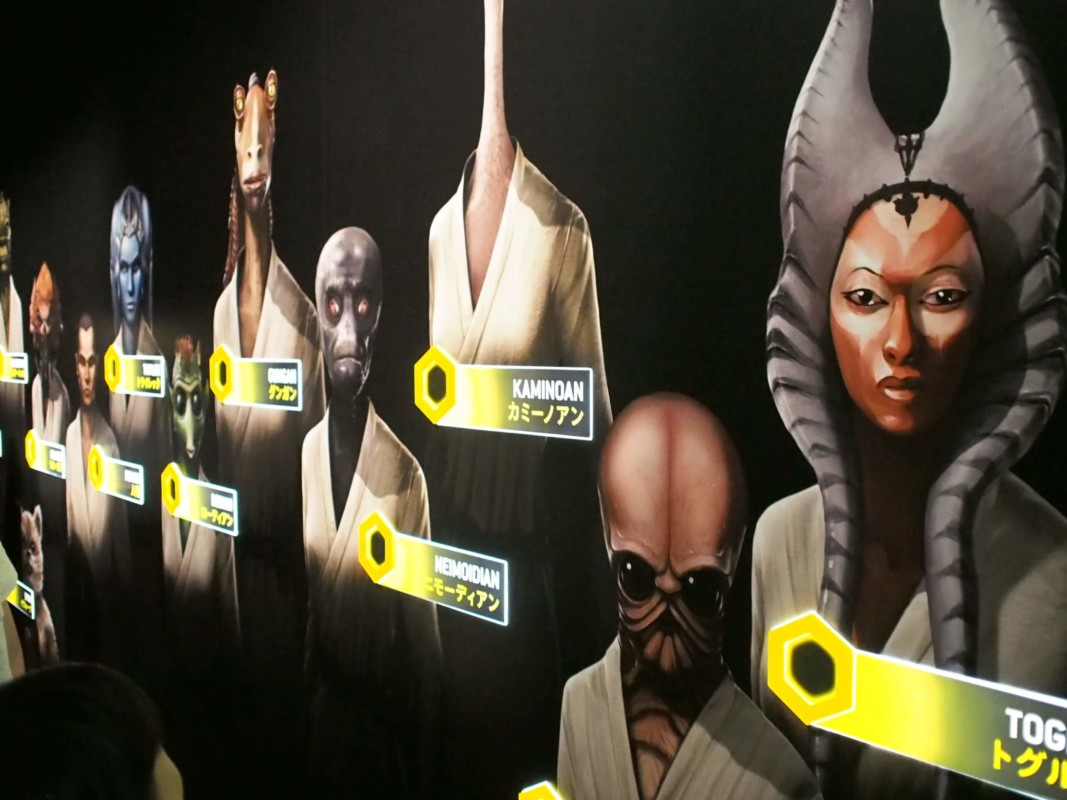スターウォーズ エキシビジョン キャラクターを選択