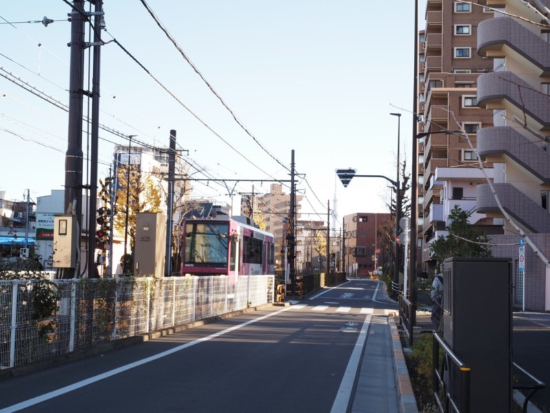 都電とスカイツリー