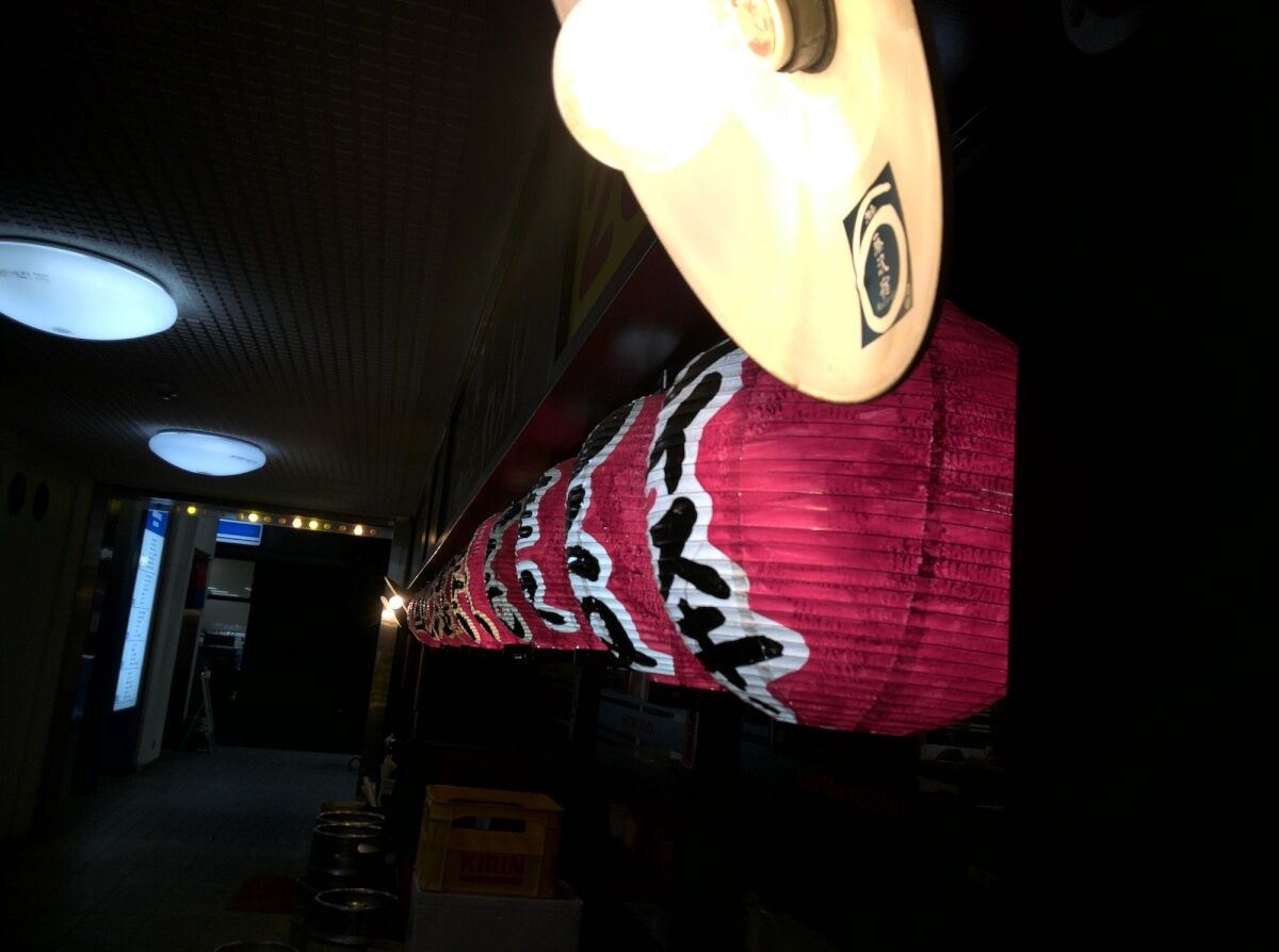 Flashbackで撮影した提灯