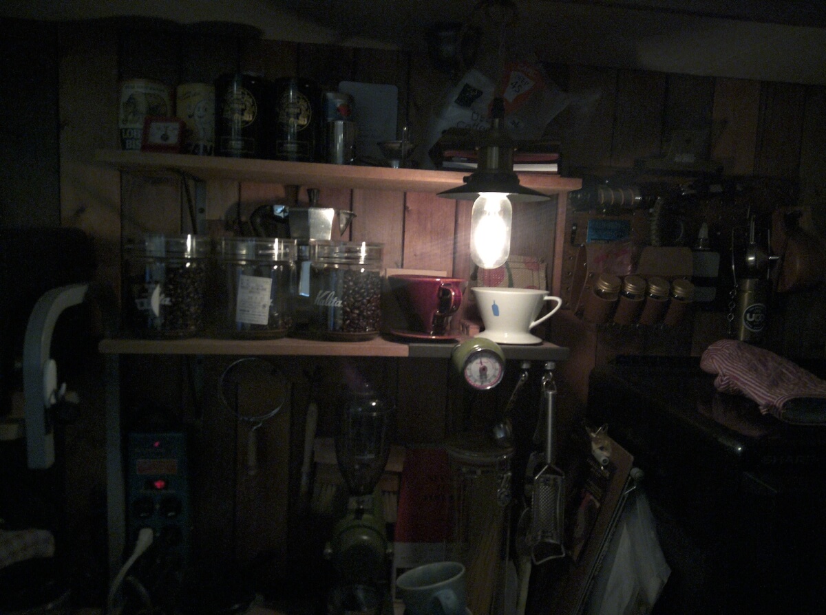 Flashbackで撮影したコーヒースタンド