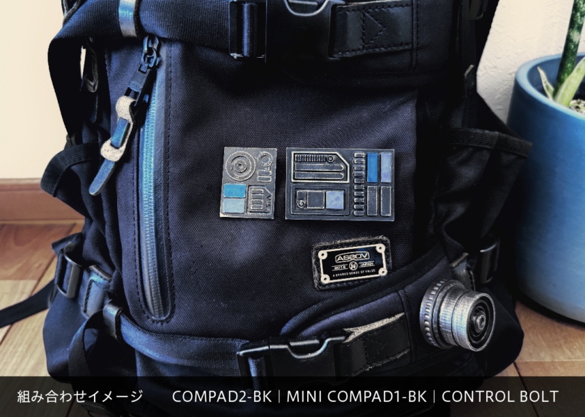 SF風ピンバッジの組み合わせ例