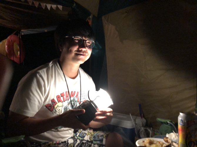 キャンプのお話し