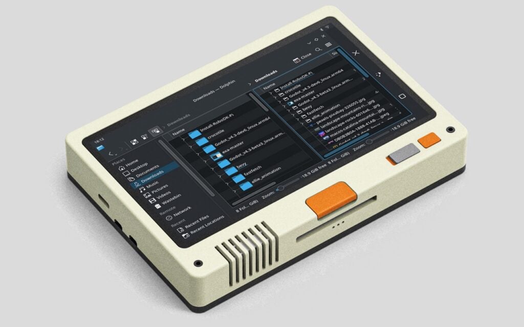 Raspberry Pi 5を搭載したポータブルミニコンピューター「Pilet」