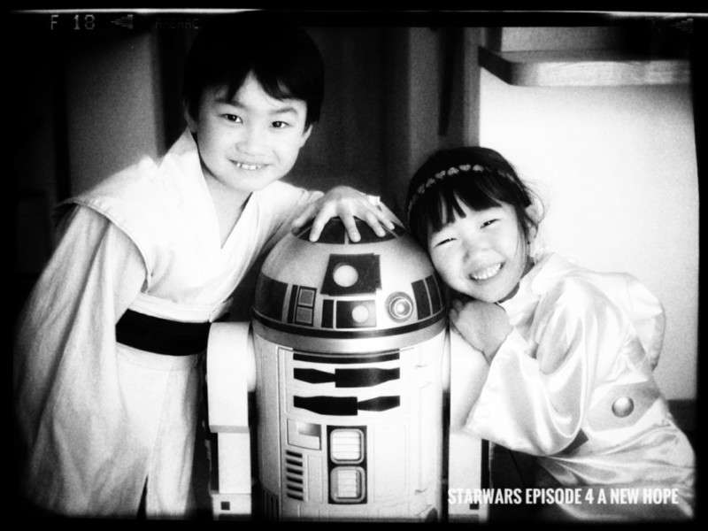 子供のスターウォーズコスプレ