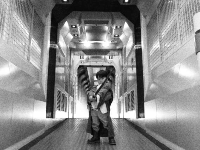 子供のジェダイコスプレ