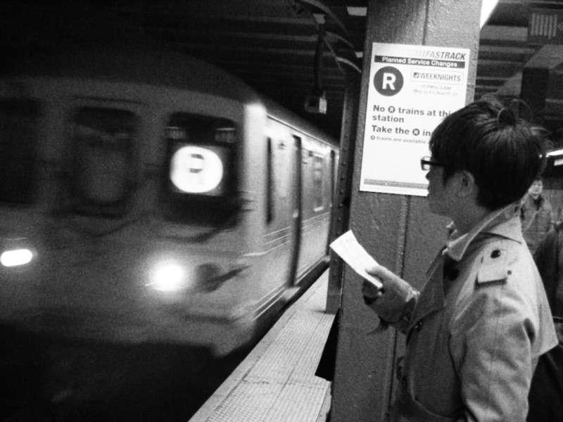 ニューヨークの地下鉄