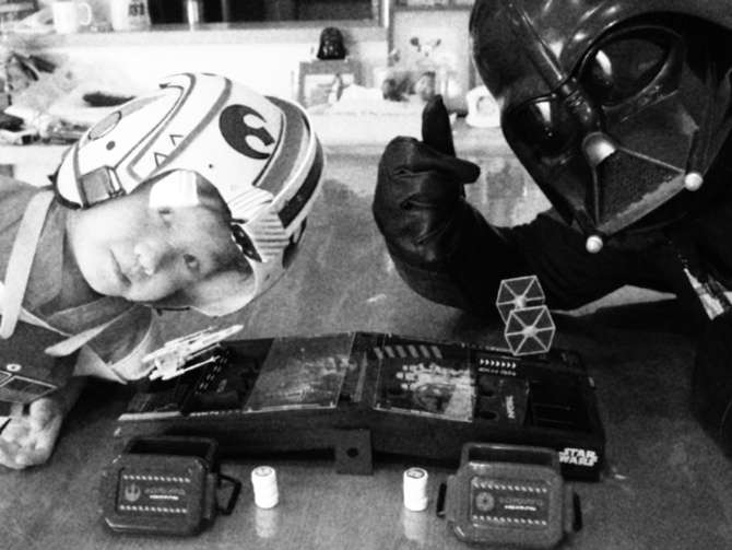 スターウォーズ風木工工作